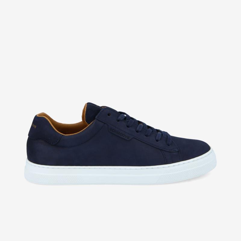 SPARK CLAY - NUBUCK -  BLEU MARINE